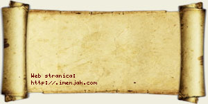 Omilj Radmanovac vizit kartica